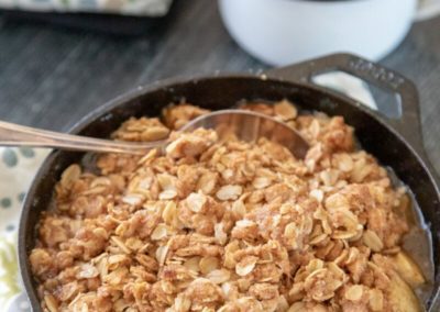 Episode 185: Kate Dunbar’s Campground Apple and Pear Crisp