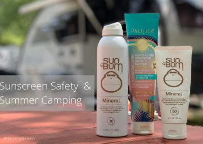 Summer Camping And The Safety Of Sunscreens.