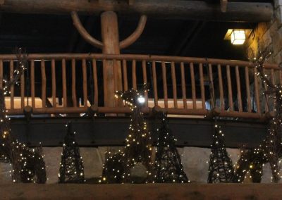 Christmas Decorations with a Camping Theme