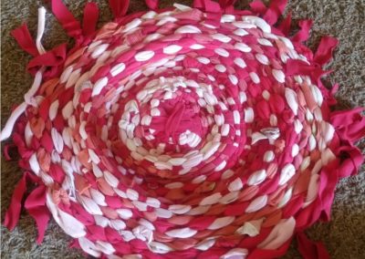 Rug and Basket Weaving with a Hoola Hoop