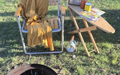 Ironing By The Campfire