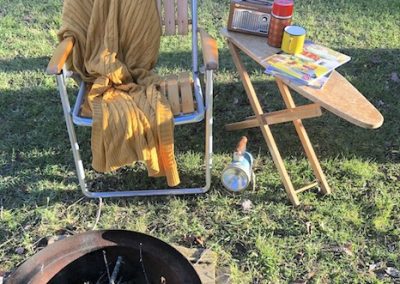 Ironing By The Campfire