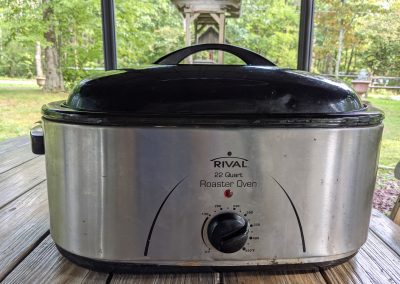 When it is too hot to cook over a fire…