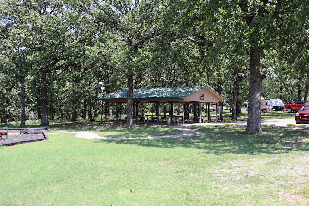 Sequoyah State Park picnic structure