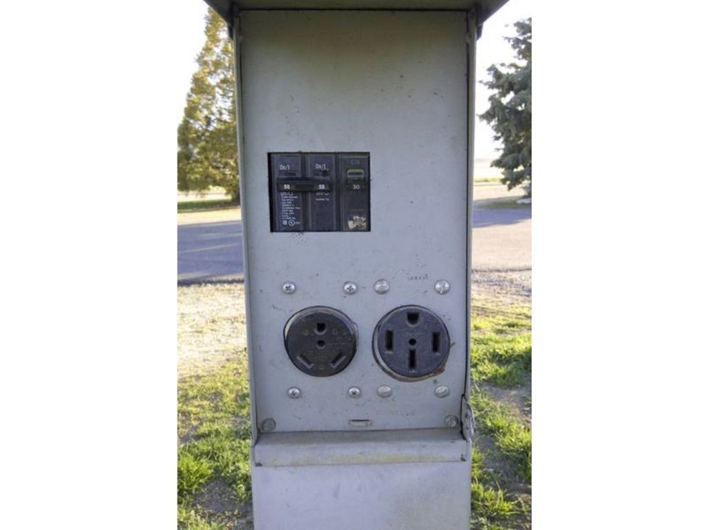 photo of campground rv electrical pedestal