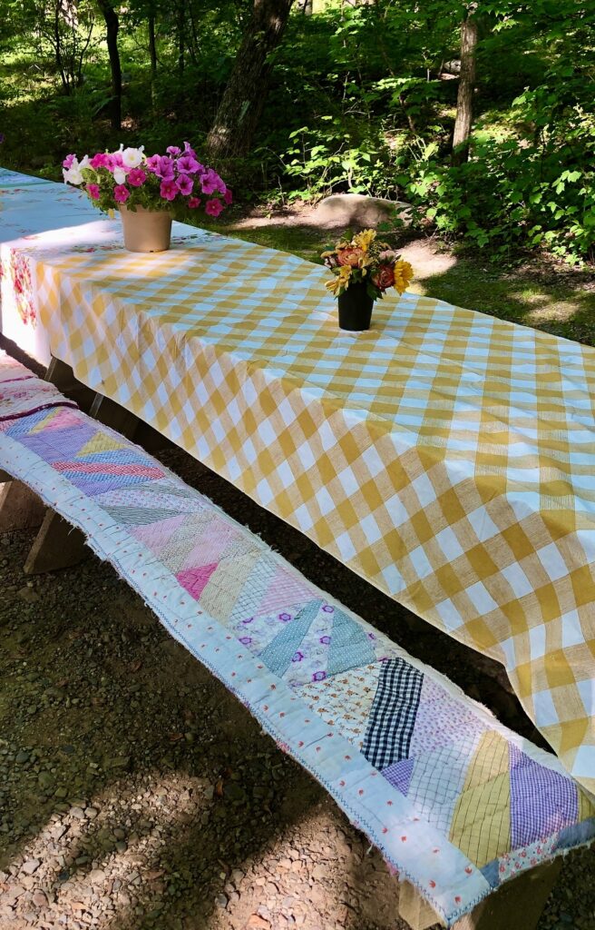 Table bench cover sale