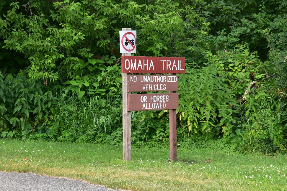 Omaha Trail Sign