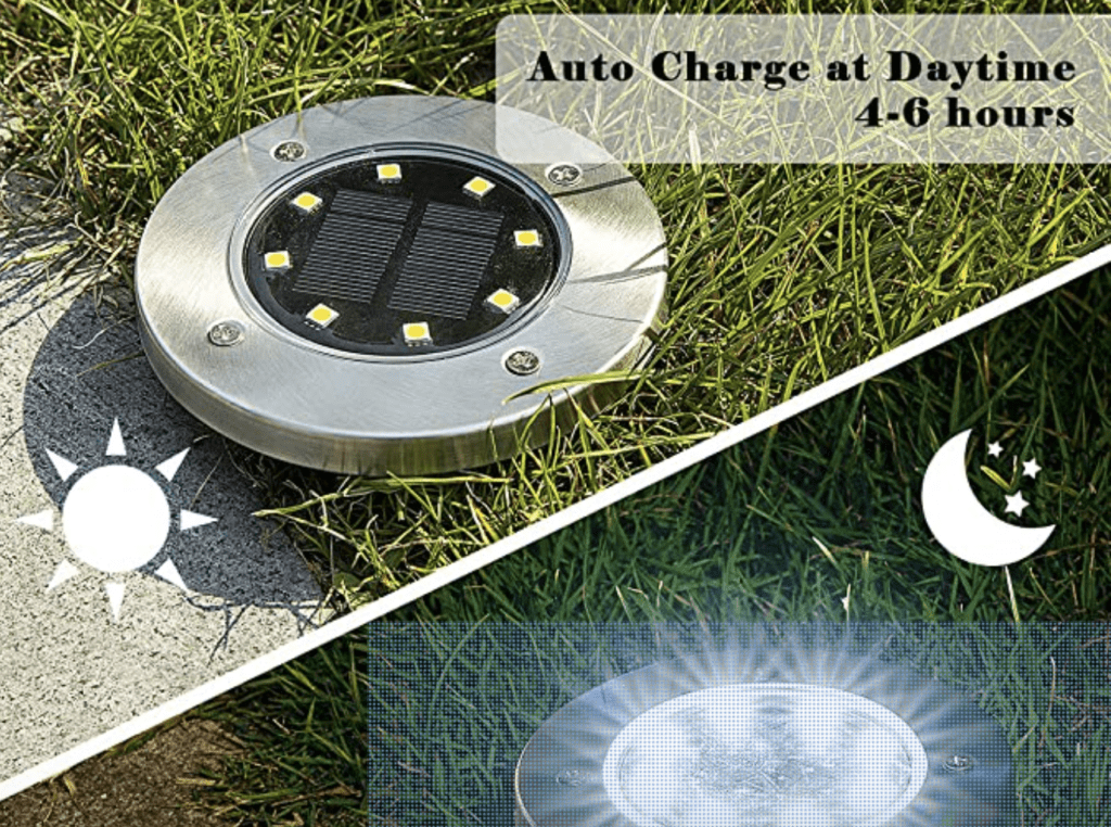 Solar Lights Camping at Night Girl Camper