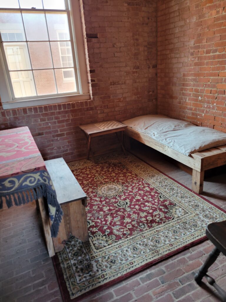 A view of the luxury of the officer's quarters at Fort Clinch.