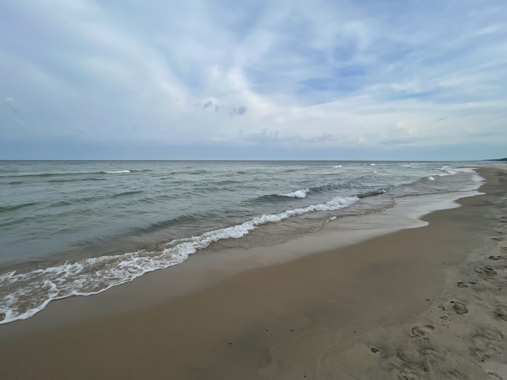 Lake Michigan beach