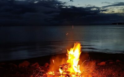 Burlington Bay Campground on Lake Superior