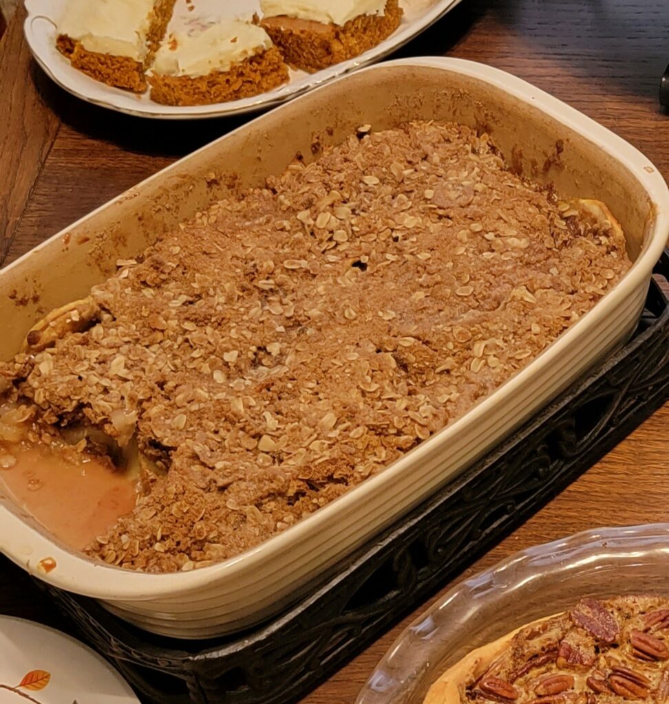 Dutch Oven Apple Crisp - You have to try this one! - Girl Camper