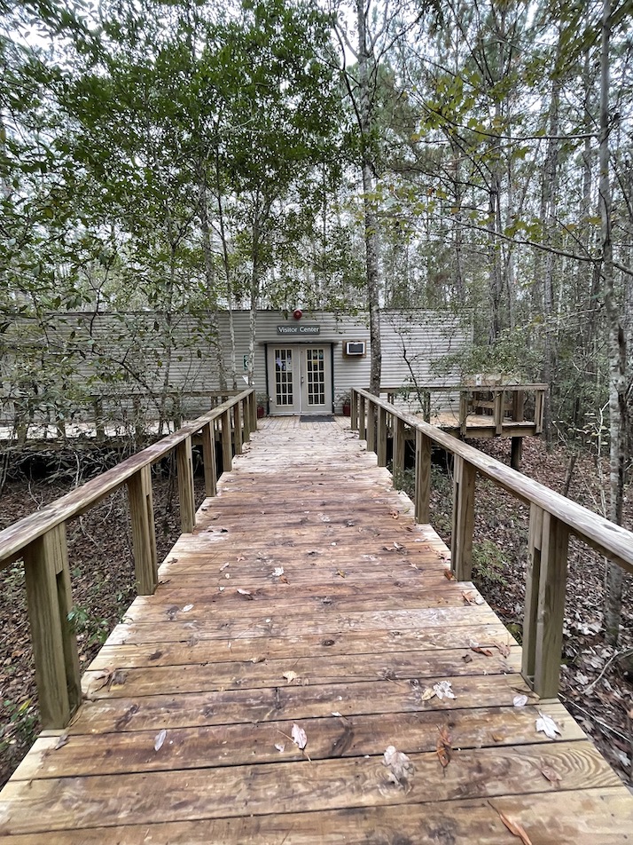 Entrance to visitor center