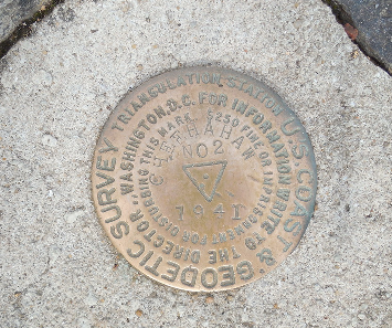 Geological Survey Marker at Cheaha State Park