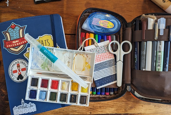 Watercolor Journaling – Gathering Supplies