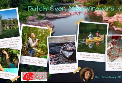 SD – Dutch Oven Meal + Vineyard Visit