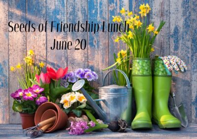NM – SEEDS OF FRIENDSHIP LUNCH, Santa Fe
