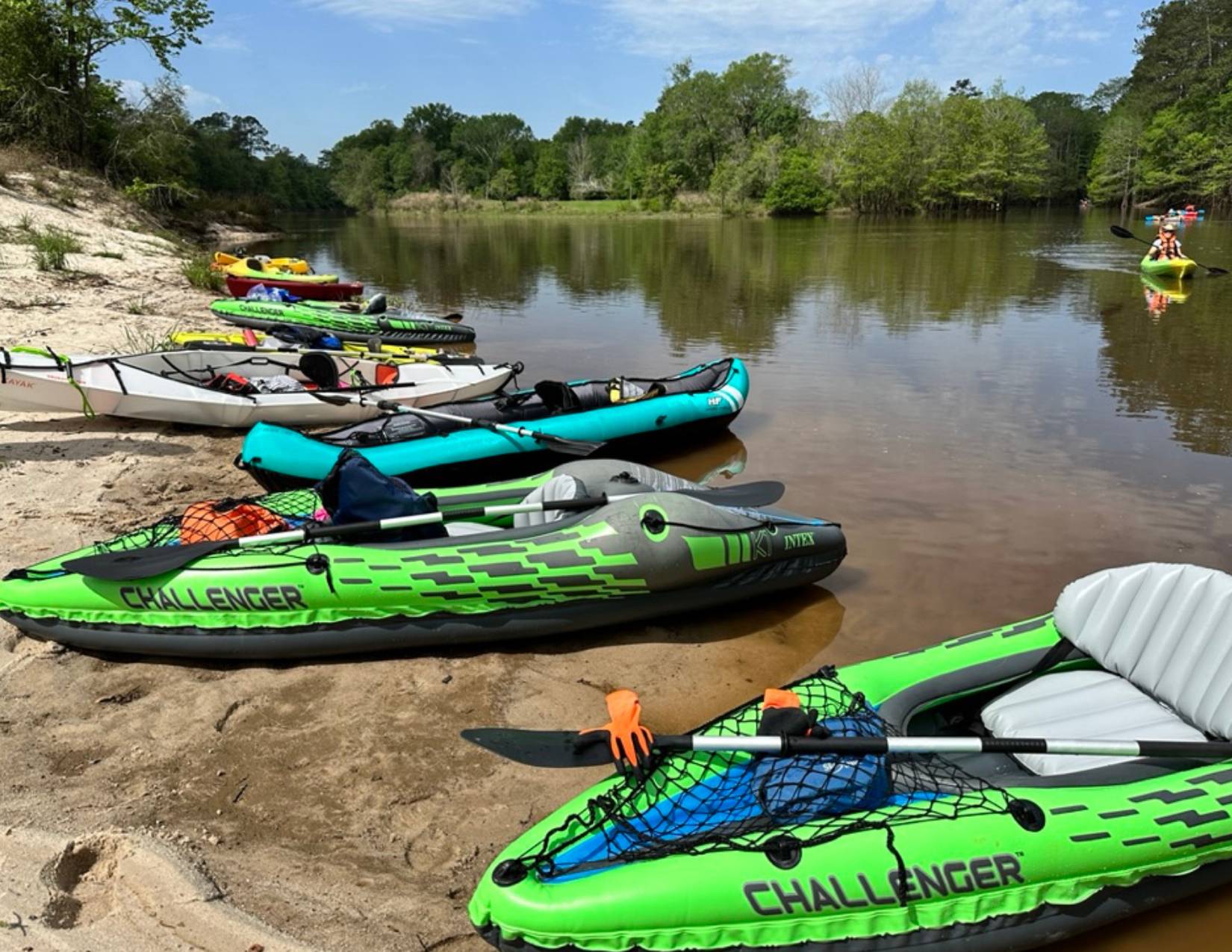 thumbnail image 2 of Inflatable Kayak 1/2 Person - Recreational Touring Kayak With Paddle, Pump & Bag | Portable Water Sports 2 of 11