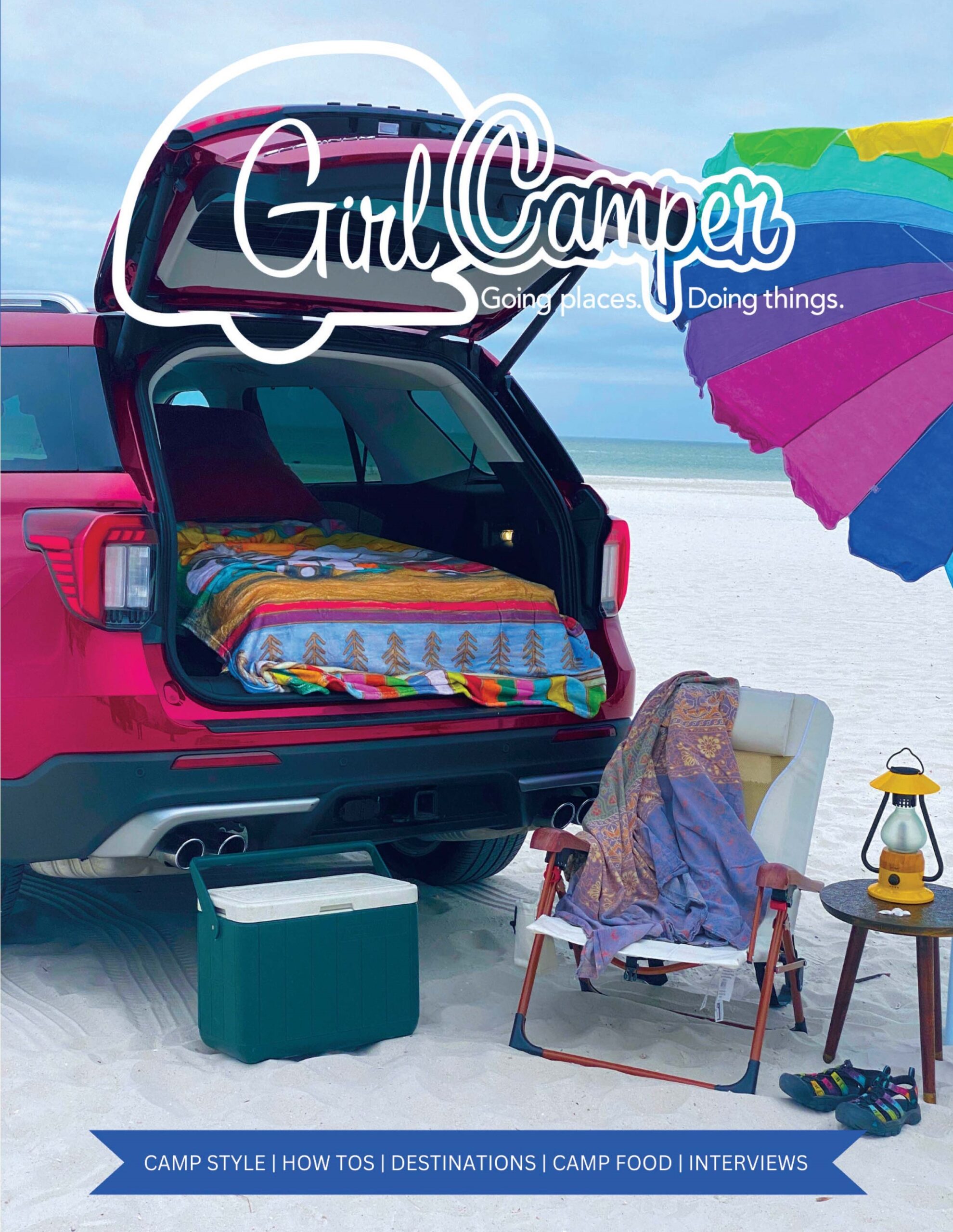 Girl Camper Magazine Spring 2025 Little Guy Micro Max teardrop camper
