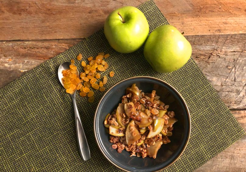 Backcountry Apple Raisin Crisp