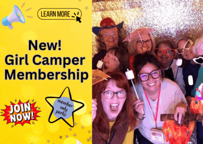 New Girl Camper Membership Platform: Go Places. Do Things. Together.