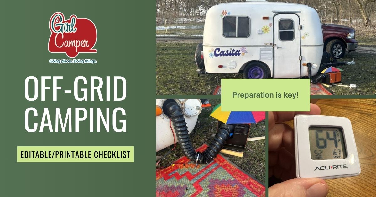 Off-Grid Camping: What to Pack for Your Best Adventure Yet - Girl Camper